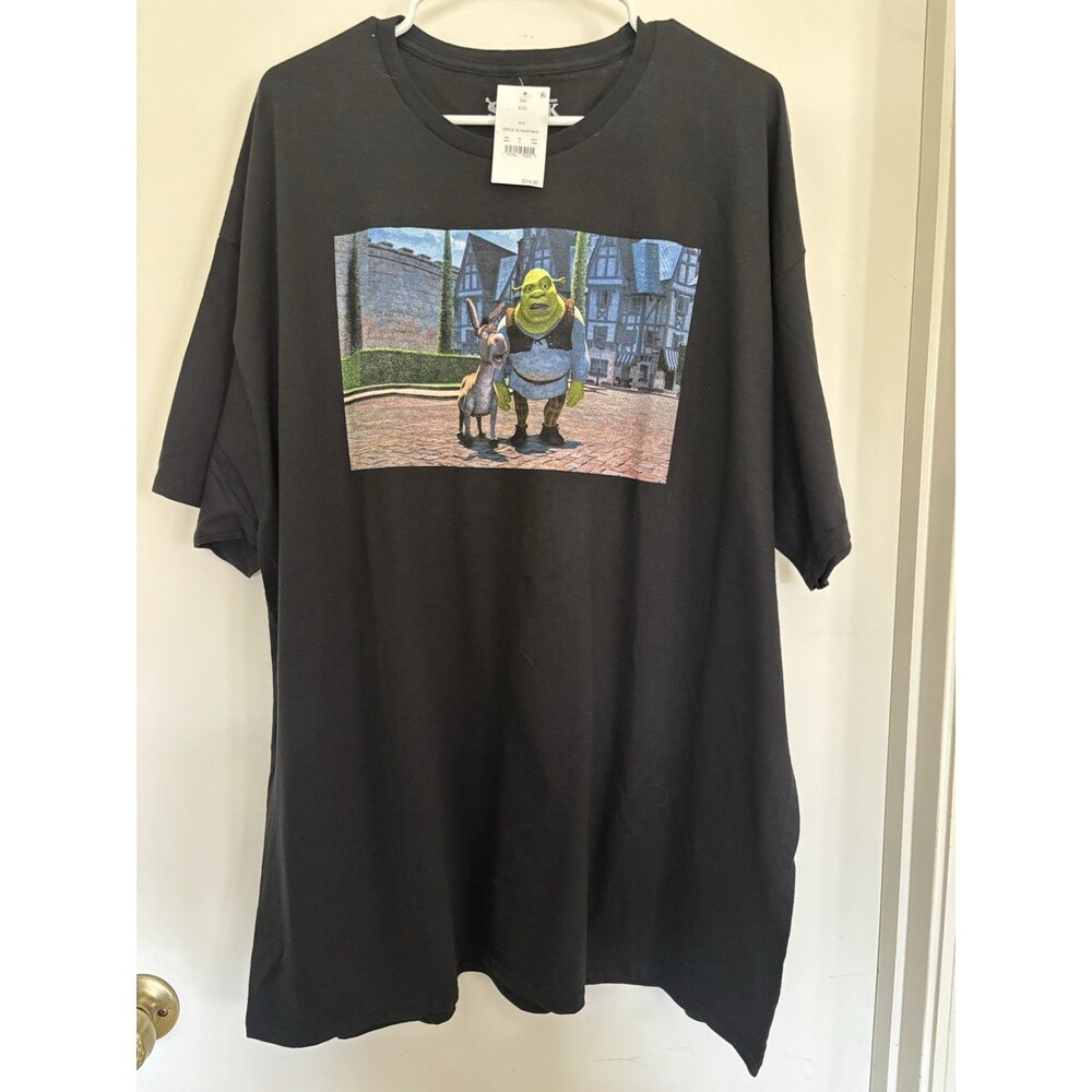 Shrek Graphic T-shirt Black Men’s 2XL